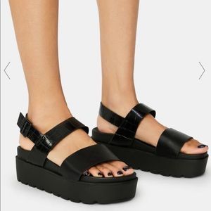 DOLLS KILL Shadow Lost Without You platform sandals